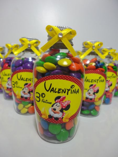 Garrafinhas recheada com mms