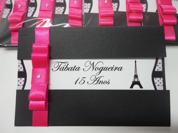 Convite com envelope
